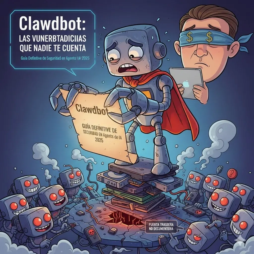 Clawdbot: Las Vulnerabilidades Críticas que Nadie Te Cuenta | Guía Definitiva de Seguridad en Agentes de IA 2025