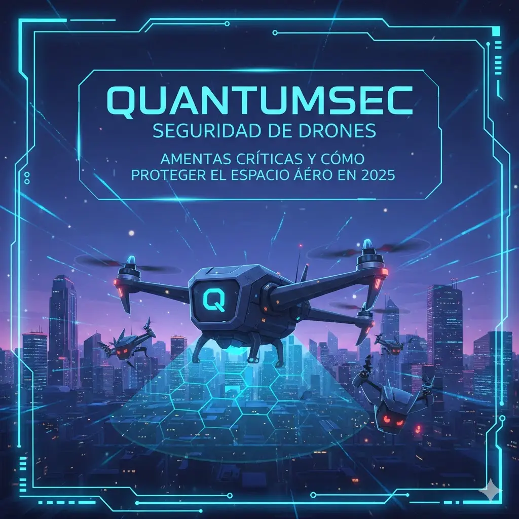Seguridad de drones: amenazas críticas y cómo proteger el espacio aéreo en 2025